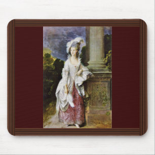 Porträt von Mrs. Thomas Graham von Thomas Gainsbor Mousepad