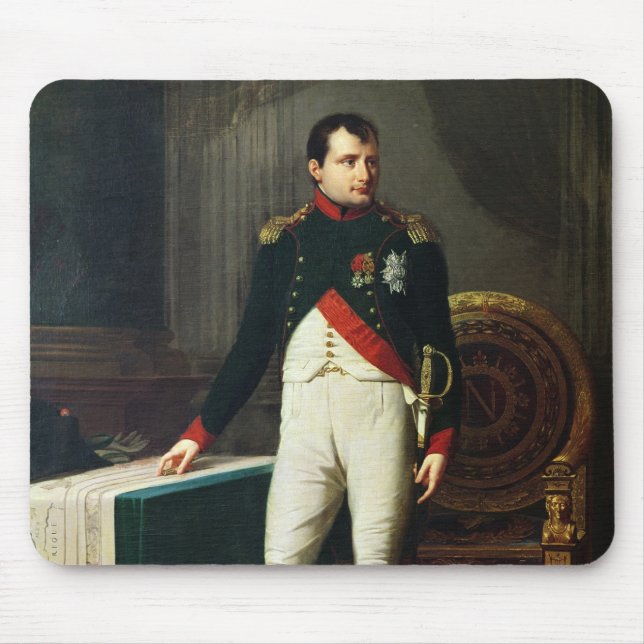 Porträt von Napoleon Bonaparte 1809 Mousepad (Vorne)