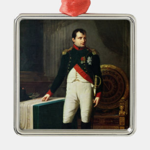 Porträt von Napoleon Bonaparte 1809 Ornament Aus Metall