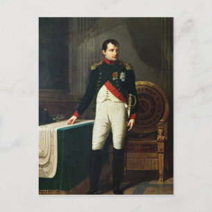 Porträt von Napoleon Bonaparte 1809 Postkarte