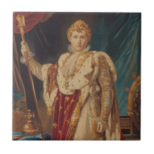 Porträt von Napoleon I   1808-11 Fliese