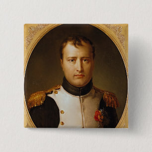 Porträt von Napoleon in der Uniform Button