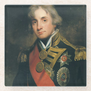 Porträt von Nelson Glasuntersetzer