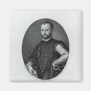 Porträt von Niccolo Machiavelli Magnet