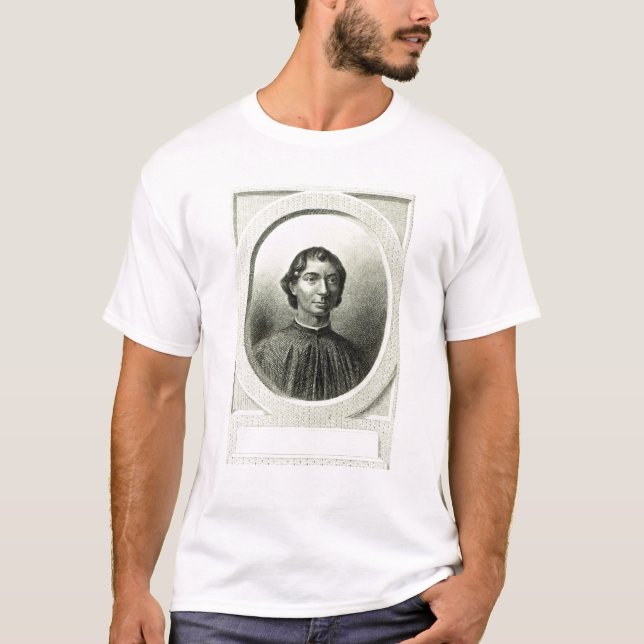 Porträt von Niccolo Machiavelli T-Shirt (Vorderseite)