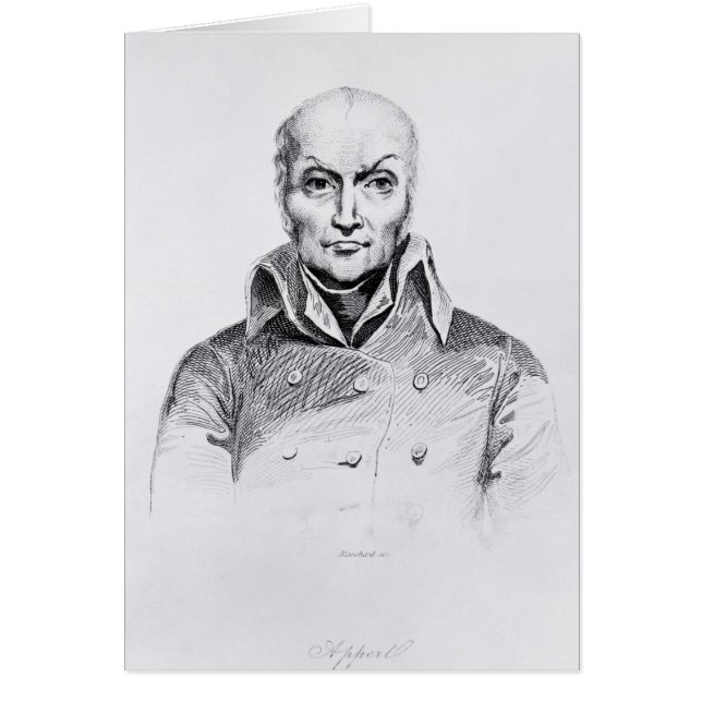 Porträt von Nicolas Appert (Vorne)