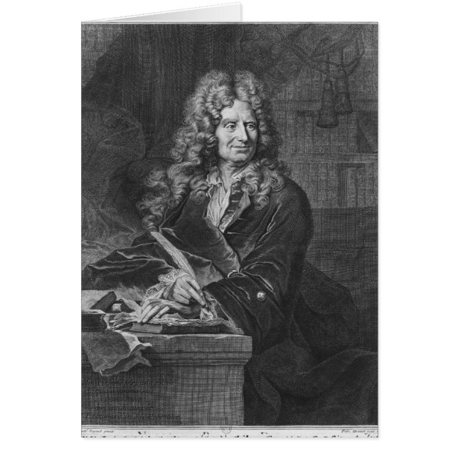 Porträt von Nicolas Boileau (Vorne)