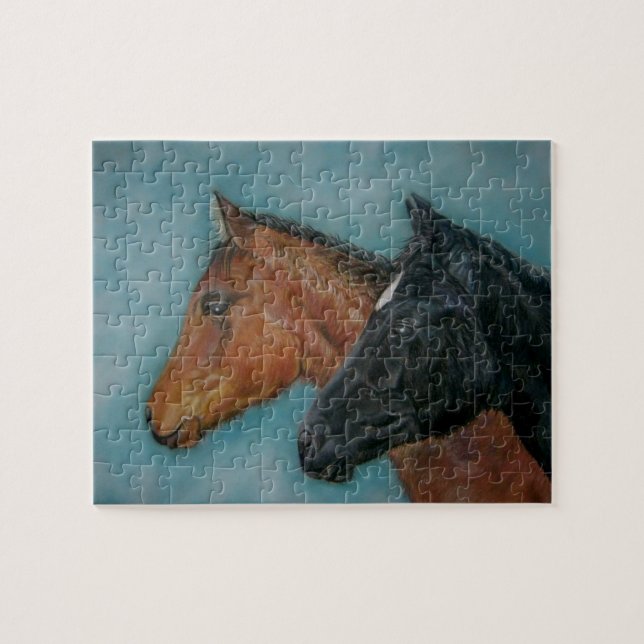 Porträt von niedlichen Forelle Puzzle (Horizontal)