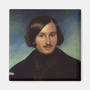 Porträt von Nikolay Gogol, 1841 Magnet