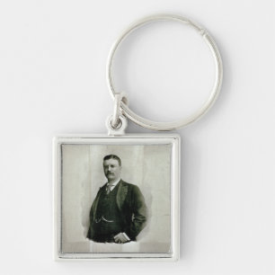 Porträt von Oberst Theodore Roosevelt (litho) Schlüsselanhänger