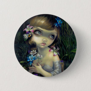 "Porträt von Ophelia" Knopf Button