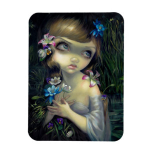 "Porträt von Ophelia" Magnet
