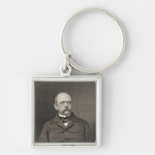 Porträt von Otto von Bismarck Schlüsselanhänger