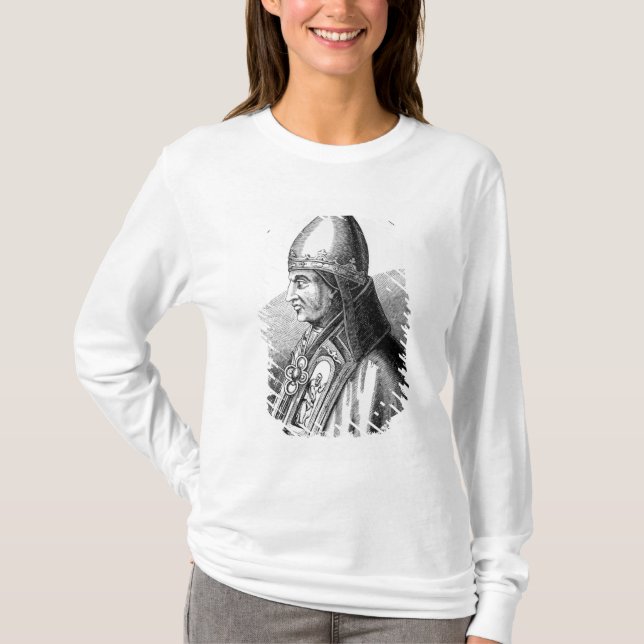Porträt von Papst Gregory IX T-Shirt (Vorderseite)