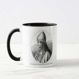 Porträt von Papst Gregory IX Tasse