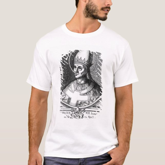 Porträt von Papst Gregory VII T-Shirt (Vorderseite)