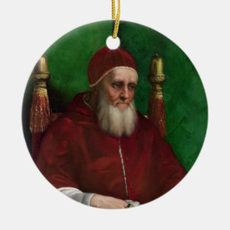 Porträt von Papst Julius II durch Keramikornament