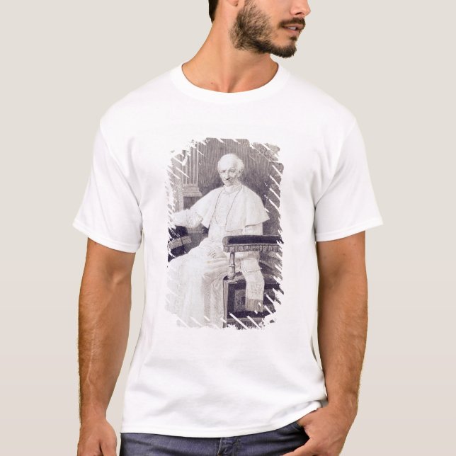 Porträt von Papst Löwe XIII T-Shirt (Vorderseite)