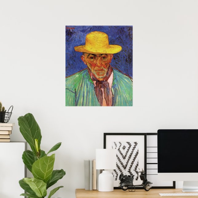 Porträt von Patience Escalier von Vincent van Gogh Poster (Heimbüro)