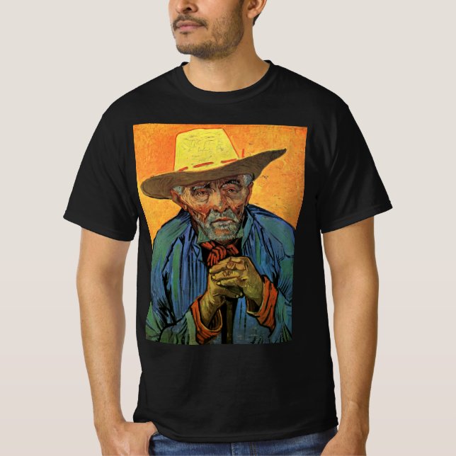 Porträt von Patience Escalier von Vincent van Gogh T-Shirt (Vorderseite)