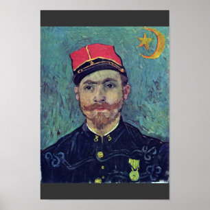 Porträt von Paul-Eugène Milliet zweite Leutnant Poster