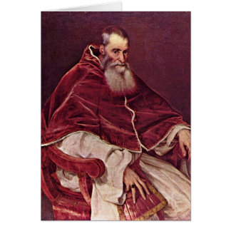 Porträt von Paul Iii. Durch Titian