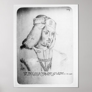 Porträt von Perkin Warbeck Poster