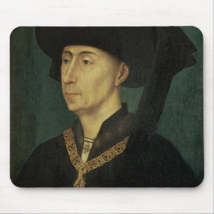 Porträt von Philip der gute Herzog von Burgunder Mousepad