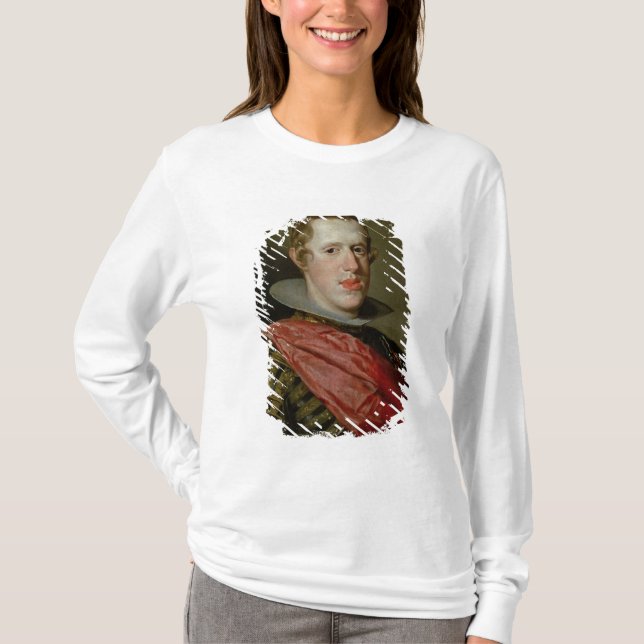 Porträt von Philip IV in der Rüstung, 1628 T-Shirt (Vorderseite)