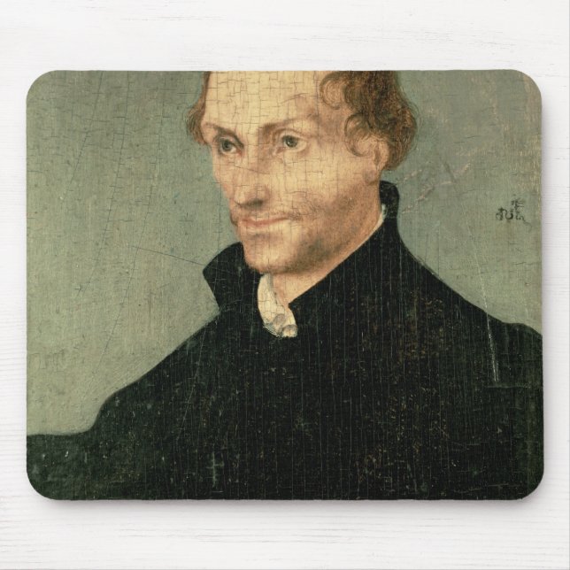 Porträt von Philipp Melanchthon, 1532 Mousepad (Vorne)