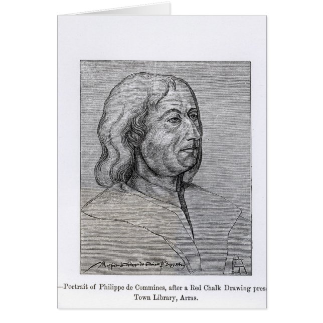 Porträt von Philippe de Commines (Vorne)