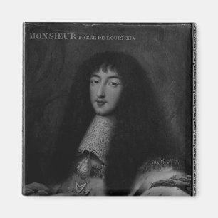 Porträt von Philippe Duc d'Orleans Magnet