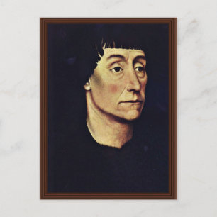 Porträt von Pierre de Beffremont von Rogier van de Postkarte