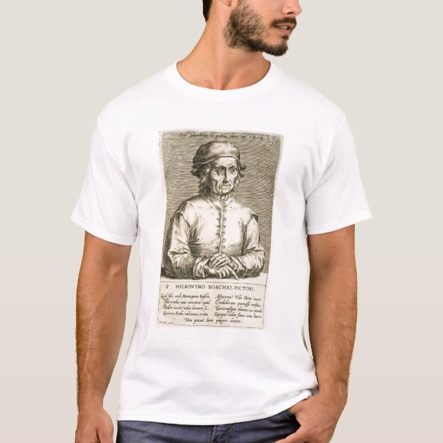 Porträt von Platte 3 Hieronymus Boschs T-Shirt (Vorderseite)