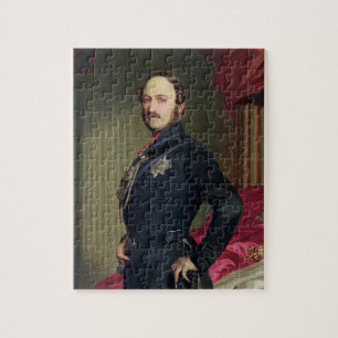 Porträt von Prinzen Albert (1819-61) 1859 (Öl au Puzzle