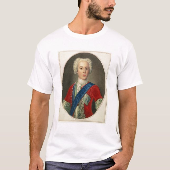 Porträt von Prinzen Charles Edward T-Shirt (Vorderseite)