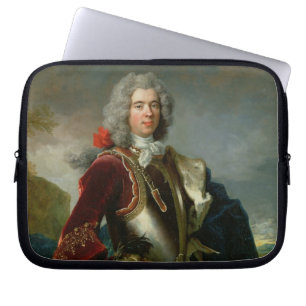 Porträt von Prinzen Jacques 1er Grimaldi (Öl auf Laptopschutzhülle