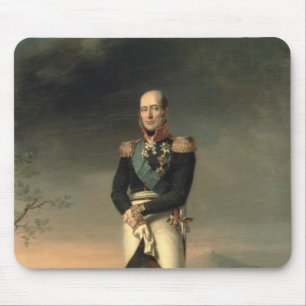 Porträt von Prinzen Mikhail Barclay de Tolly Mousepad
