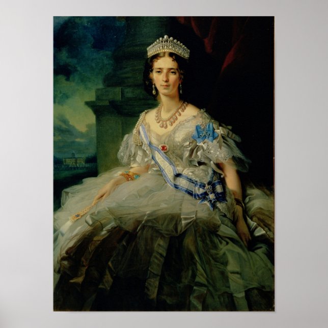 Porträt von Prinzessin Tatiana Alexanrovna Poster (Vorne)