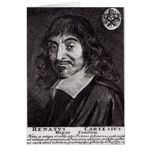 Porträt von Rene Descartes (Vorne)