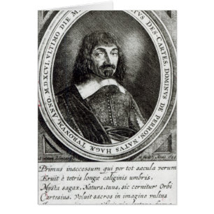 Porträt von Rene Descartes, 1644