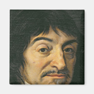 Porträt von Rene Descartes c.1649 Magnet