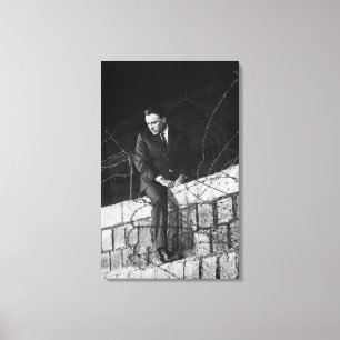 Porträt von Richard Burton Leinwanddruck