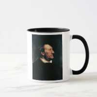 Porträt von Richard Wagner (1813-83) (Öl auf canva