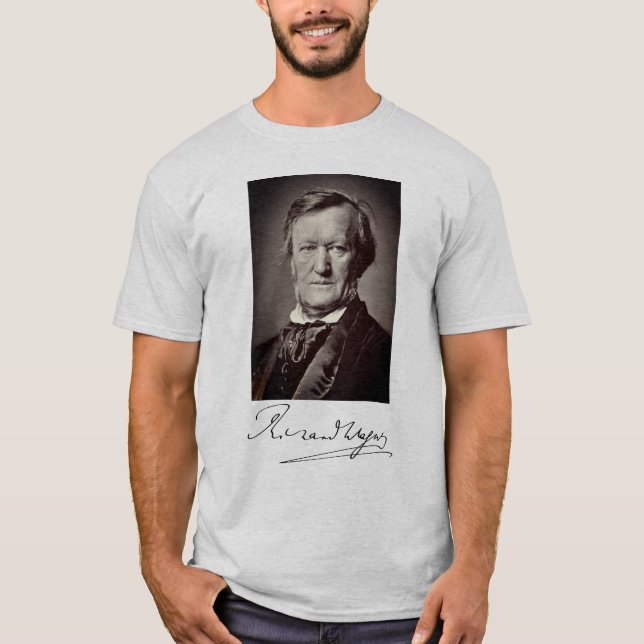 Porträt von Richard Wagner T-Shirt (Vorderseite)