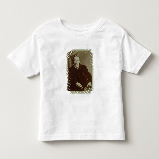 Porträt von Robert Louis Balfour Stevenson (1850-9 Kleinkind T-shirt (Vorderseite)