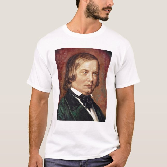 Porträt von Robert Schumann T-Shirt (Vorderseite)