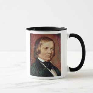 Porträt von Robert Schumann Tasse