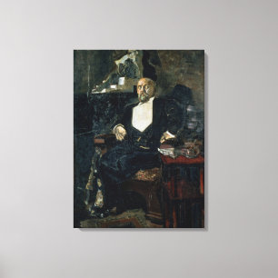 Porträt von S. Mamontov Leinwanddruck