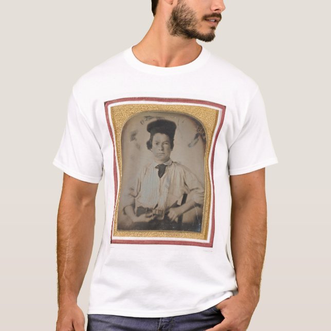 Porträt von Samuel Clemens (40447) T-Shirt (Vorderseite)